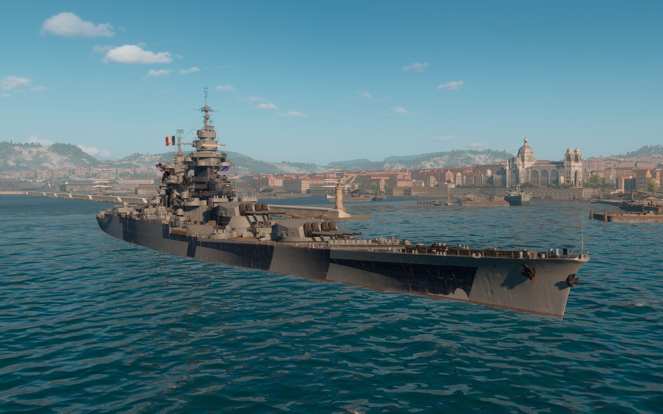 老船长的战舰世界回放黎塞留稳步推进