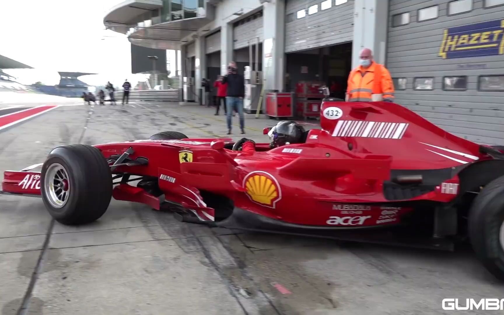 超高转v8炸裂声浪,kimi曾经的战车!【ferrari f1 f2007】