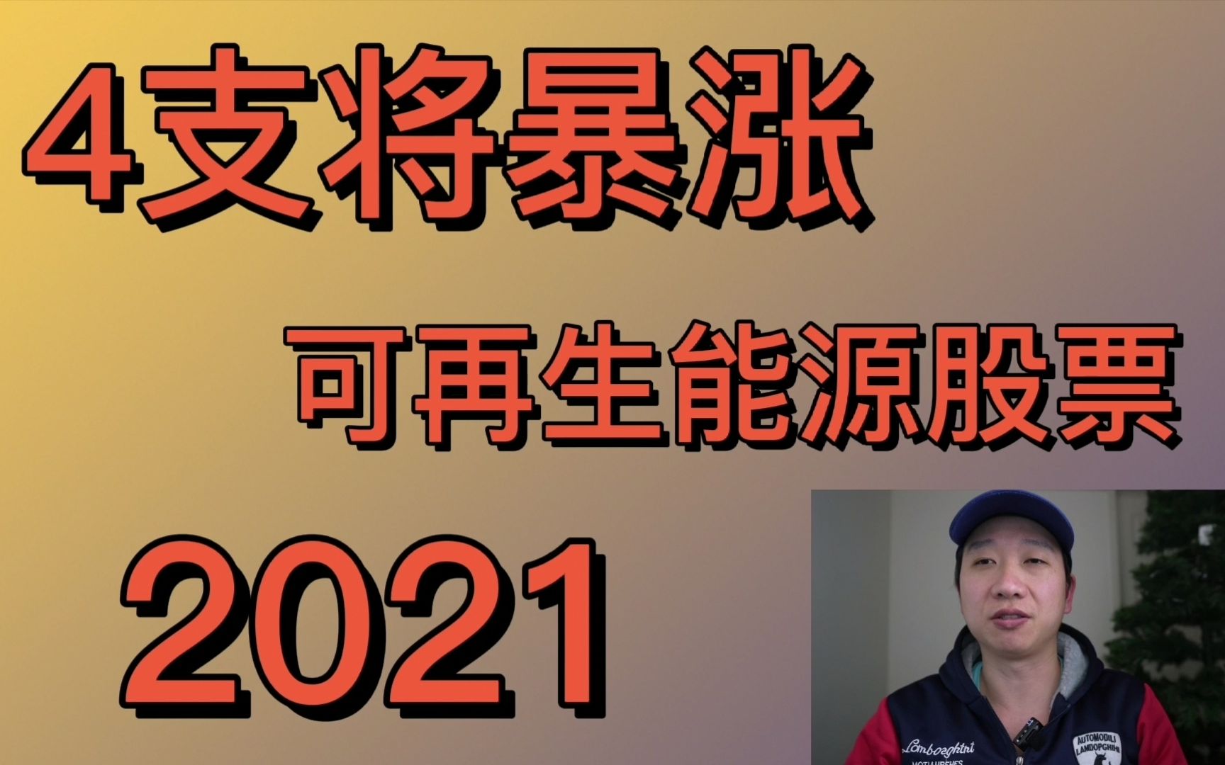 这几支可再生能源,新能源股票将在2021将暴涨?哔哩哔哩bilibili