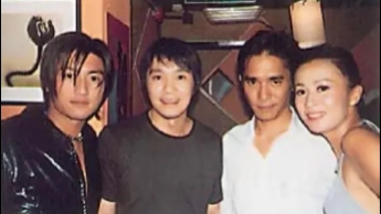 网络上看见的谢霆锋,周星驰,梁朝伟,刘嘉玲合影