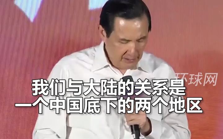 马英九:台湾和大陆是一个中国的两个地区,不要再讲“两国论”,废弃它!哔哩哔哩bilibili