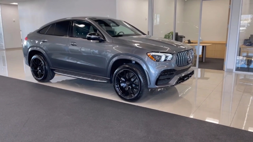 新车赏新,实拍2023款全新奔驰gle轿跑amg 53豪华suv内外部静态高清