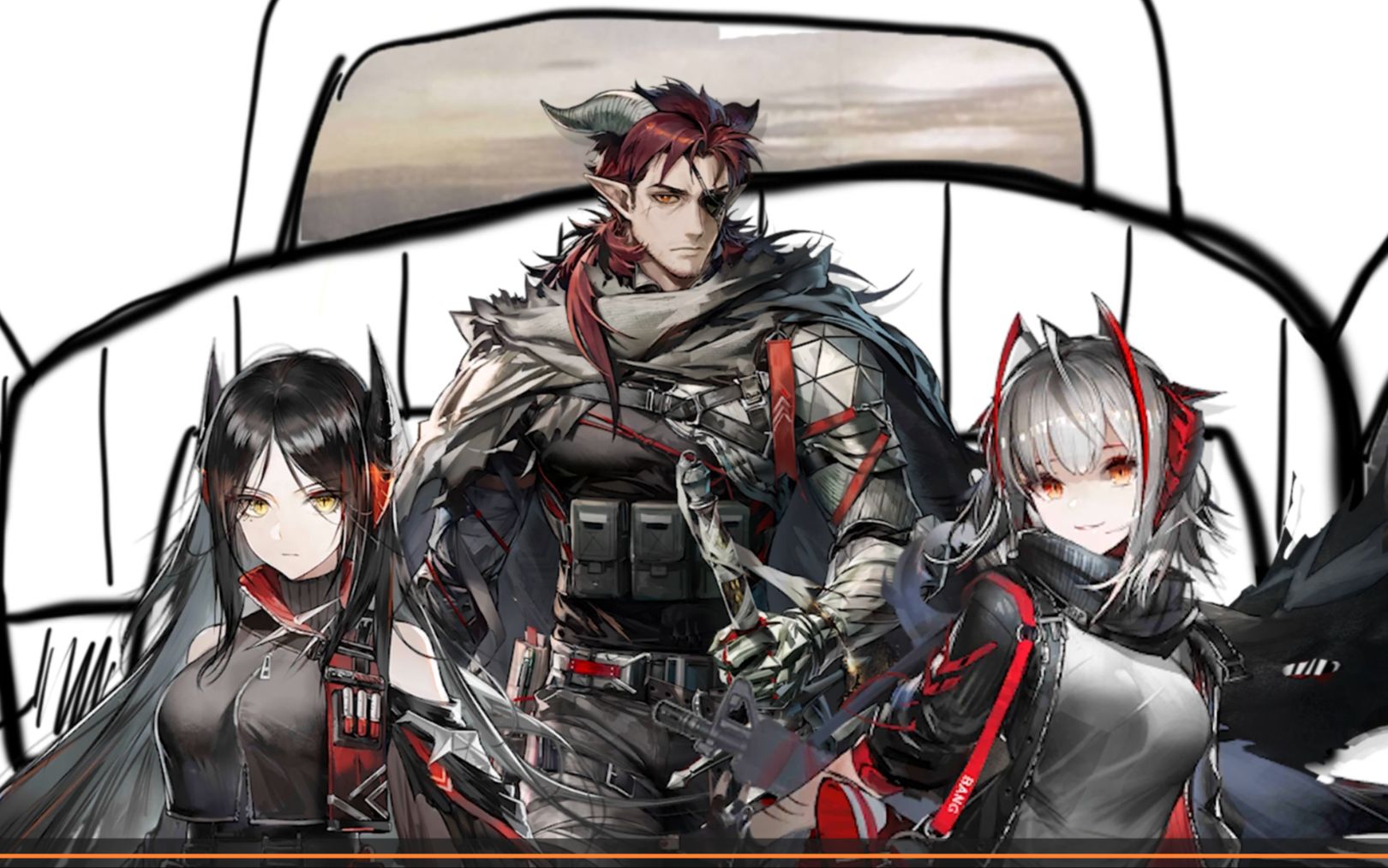 [明日方舟]w开车be like