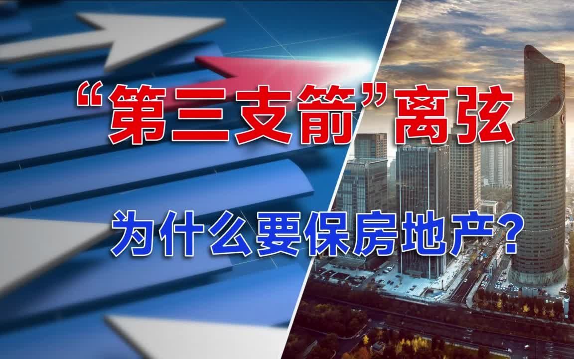 第三支箭”离弦,为什么要保房地产?哔哩哔哩bilibili