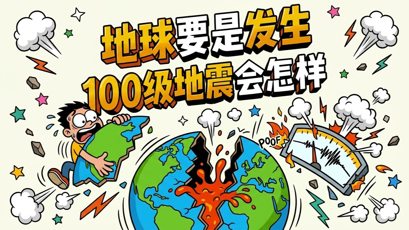 地球要是发生100级地震会怎样？