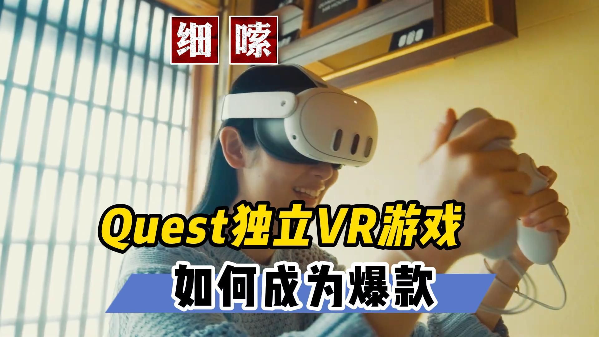 Quest上VR独立游戏如何成为病毒式传播的爆款【VR速递】单机游戏热门视频