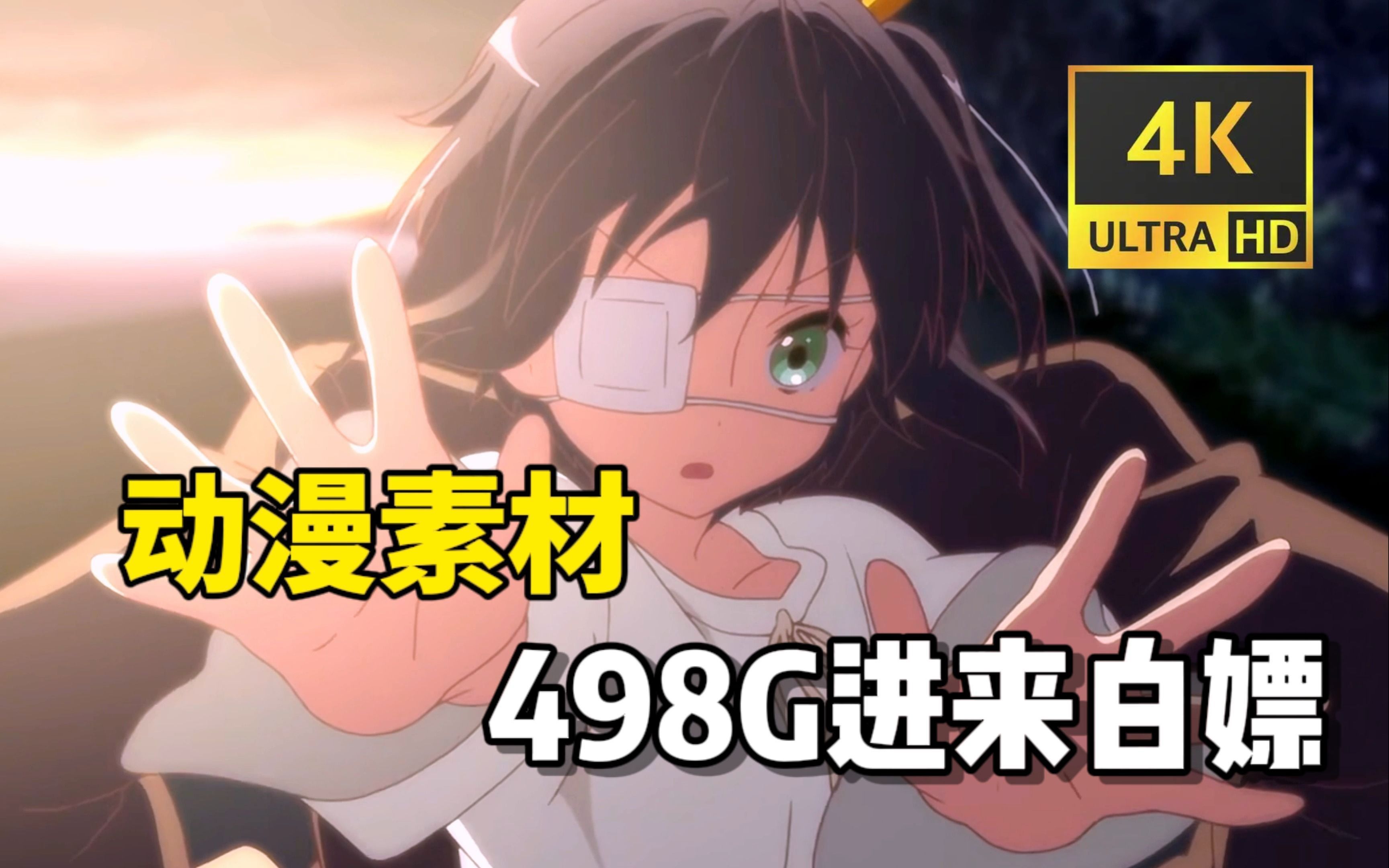 【动漫素材】全新498.9G超高清 无水印动漫漫剪素材它来啦!动漫混剪的小伙伴快来进货啦!白嫖党福音!!剪辑新手小白必备!PR下载/AE/转场插件剪映...