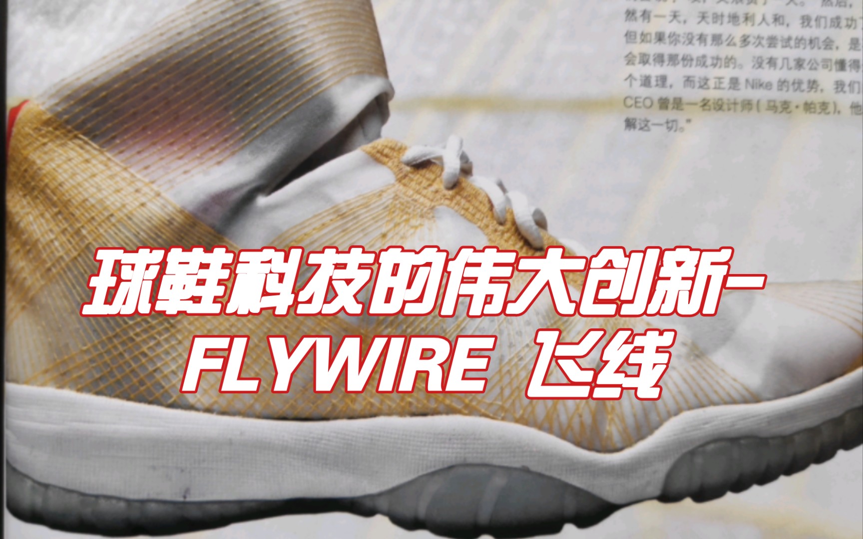 球鞋科技的伟大创新 FLYWIRE 飞线 致那个年代的耐克!哔哩哔哩bilibili