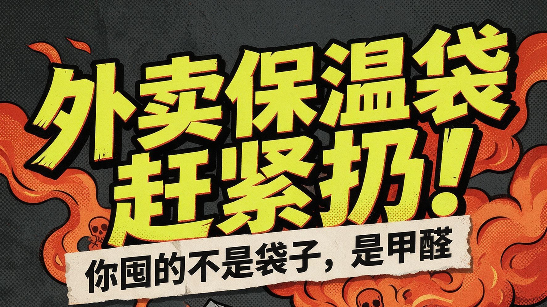 外卖保温袋赶紧扔！你囤的不是袋子，是甲醛