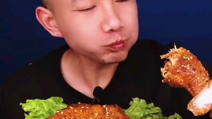 【快手吃播】鸡翅包饭合集(3)