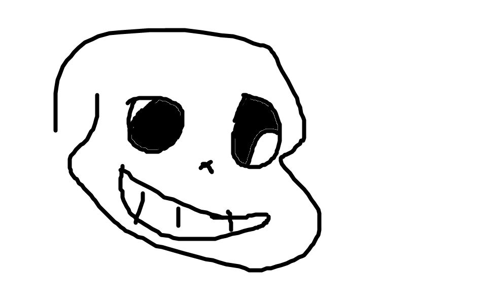 教你画一个sans和一个fell