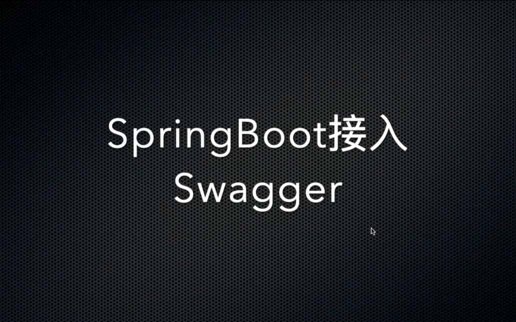 Springboot的Api服务快速启用Swagger2.0 Api文档哔哩哔哩bilibili