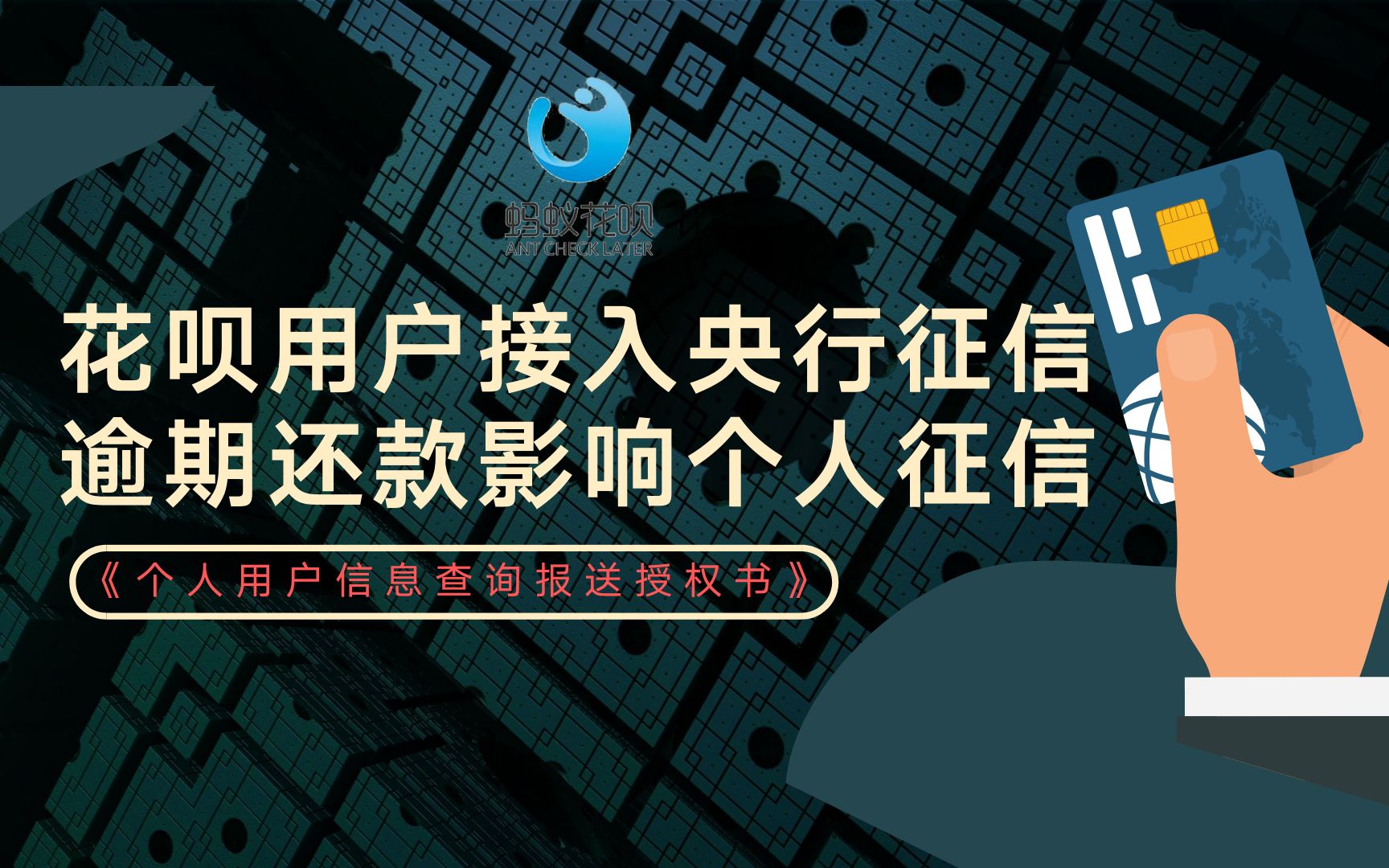 花呗用户接入央行征信,逾期还款影响个人征信!哔哩哔哩bilibili