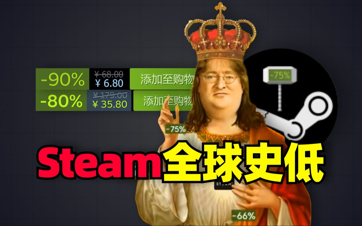 [图]3分钟教你查Steam全球史低信息，萌新无脑上手免遭背刺