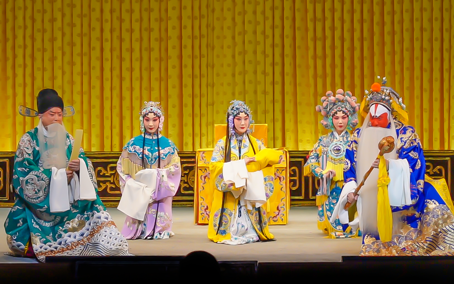 220102 北京吉祥大戏院 《二进宫》鱼咬尾唱段 主演杜镇杰 张慧芳 方旭哔哩哔哩bilibili