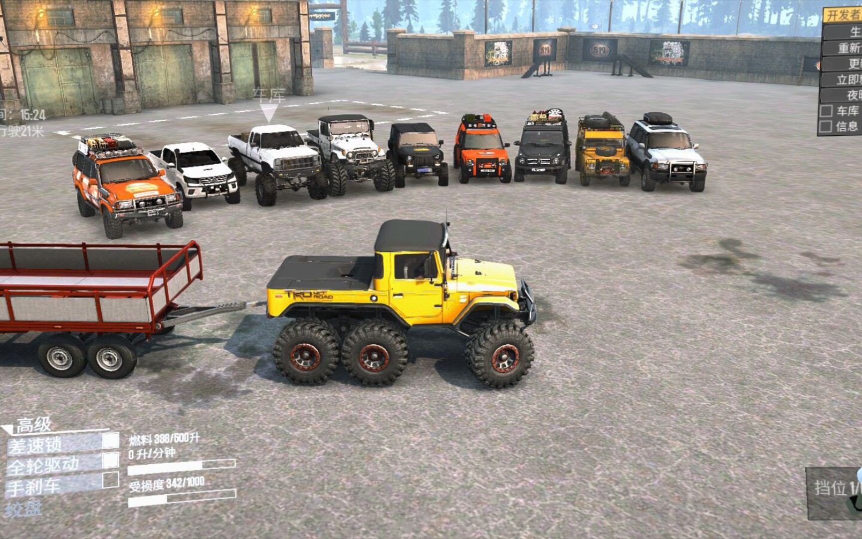 泥泞奔驰mudrunner车包分享