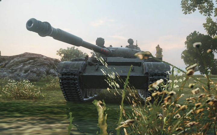 坦克世界湖边的角逐万伤t62a