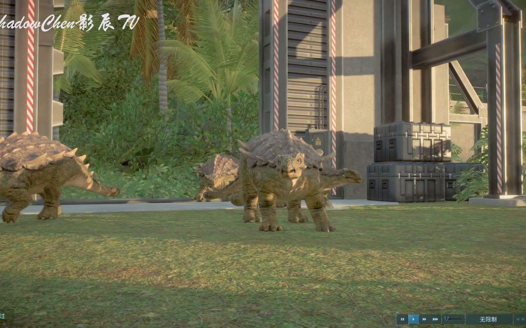 【sc影辰tv】《侏罗纪世界进化2》6种甲龙各个如坦克