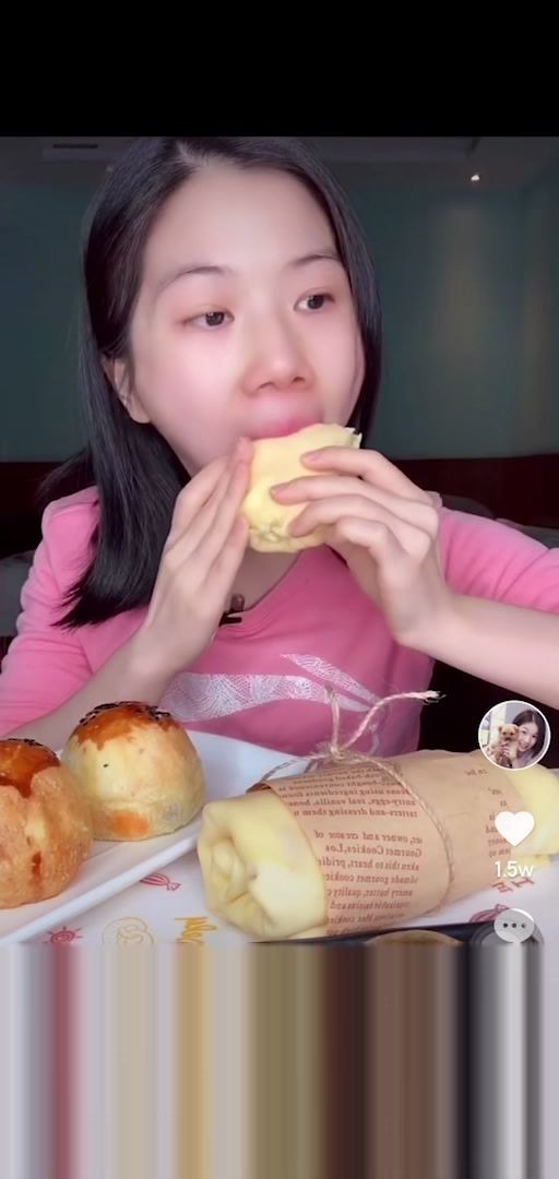 吃播【嘉玲妹儿】雪梅娘毛巾卷班戟合集 | 45分钟超长视频 | 减肥宅家