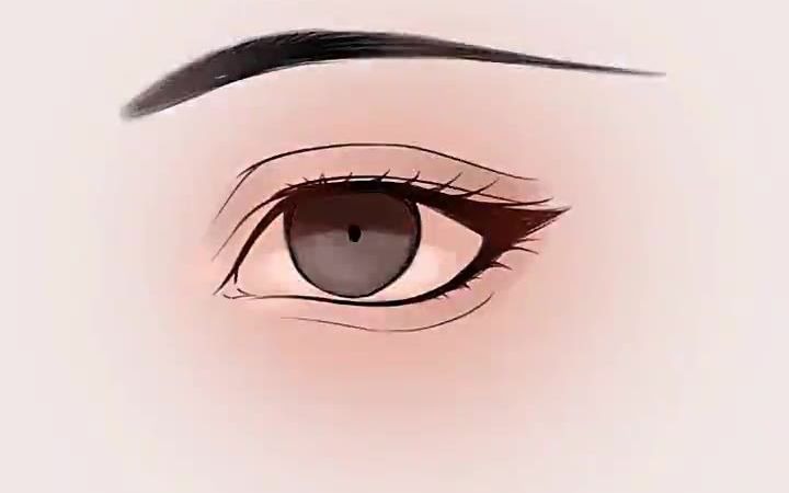 【绘画新手培训】如何快速画出古风眼睛 q版人物头部绘画教程入门