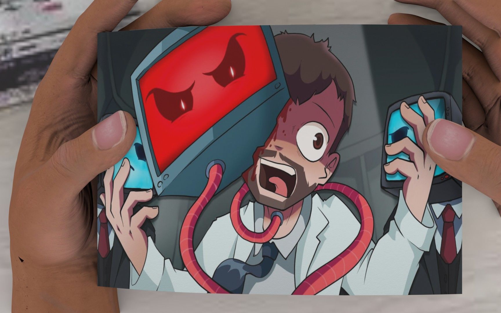 泰坦电视人变成怪物的原因-斯基比迪手翻书