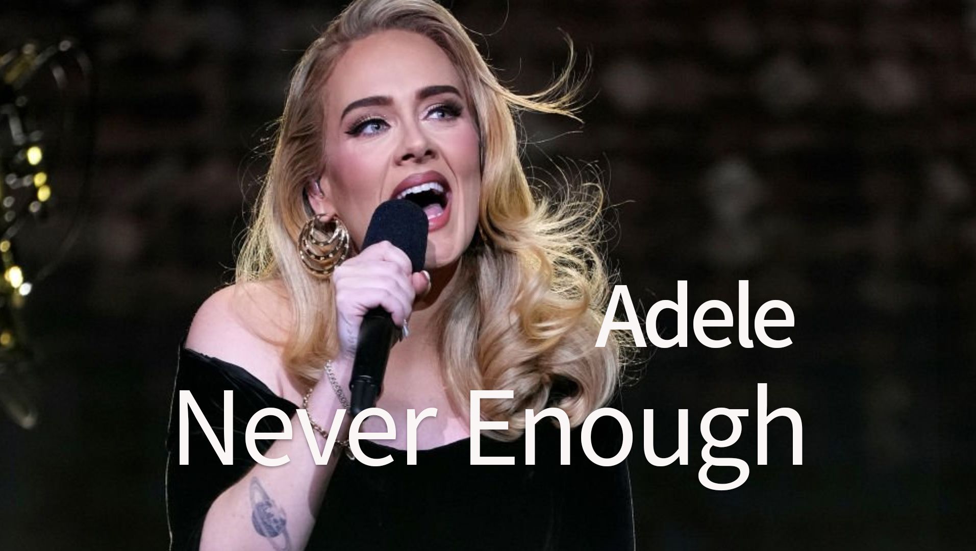 [图]奥斯卡金曲《Never Enough》,阿黛尔Adele倾情献声.