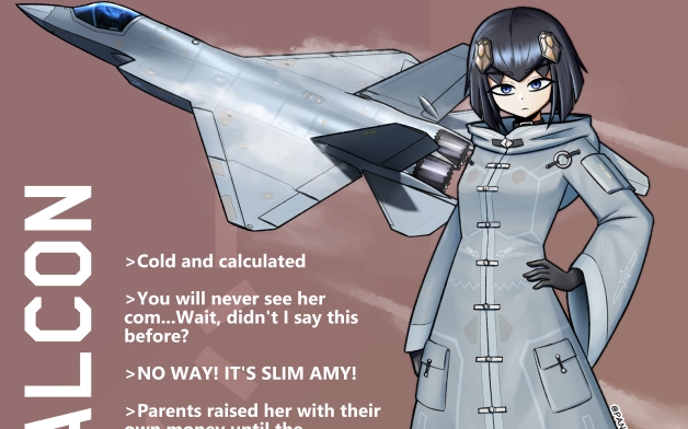 pandramodo老师终于画好了j35飞姬,预告下一个是a10姬?