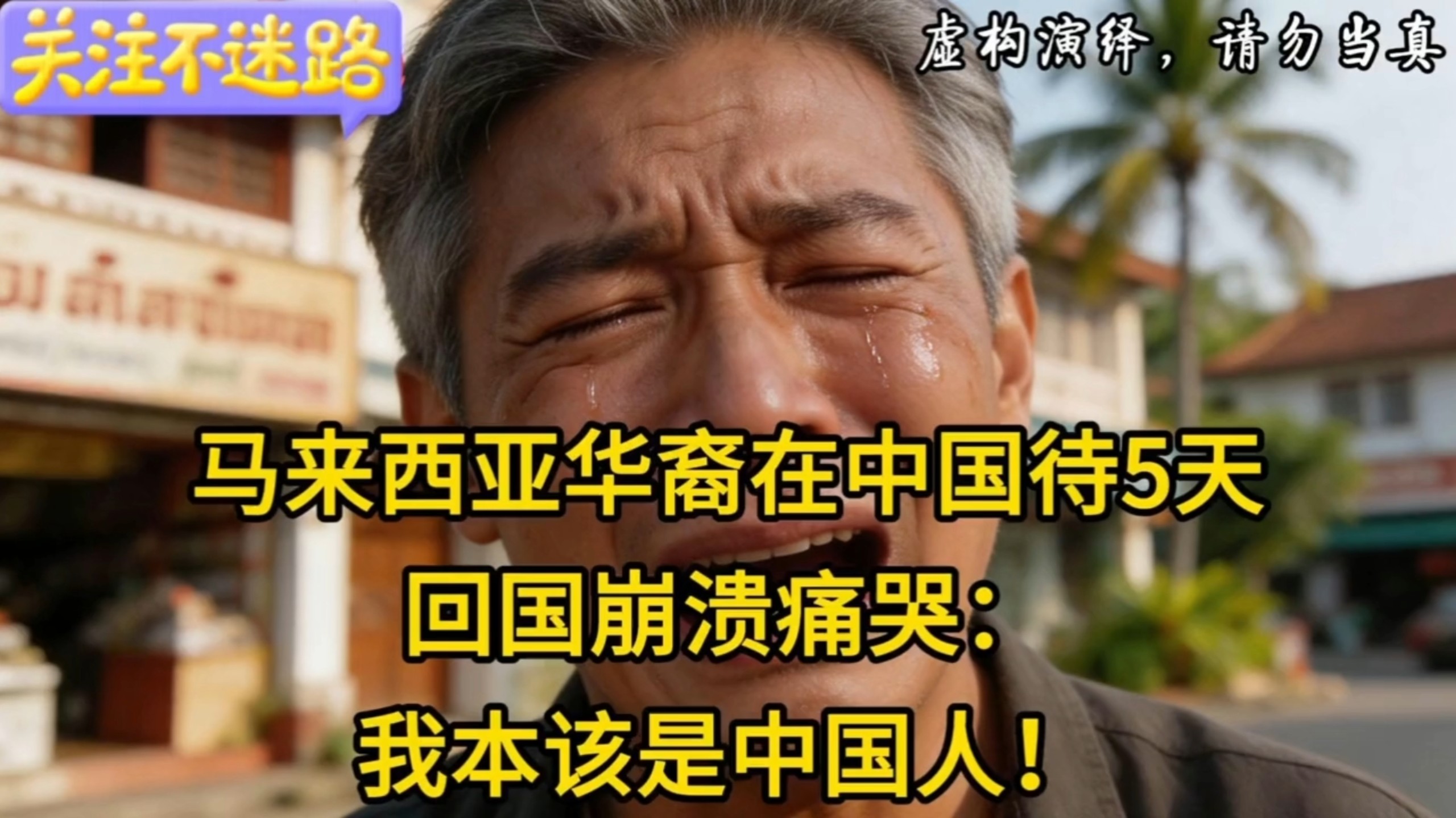 马来西亚华裔在中国待5天，回国崩溃痛哭：我本该是中国人！
