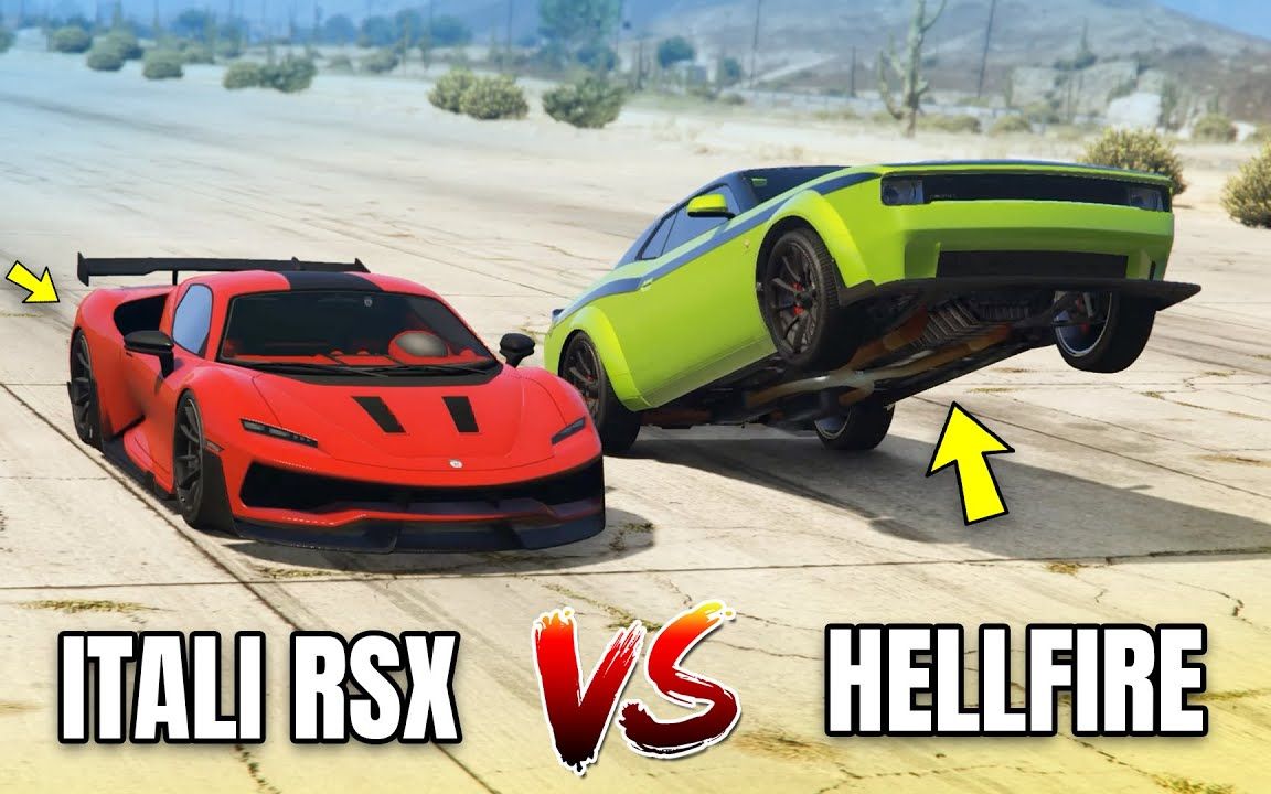 【gta5测评】全新跑车"古罗帝·义塔力·rsx" vs 肌肉车"冒险家·铁腕