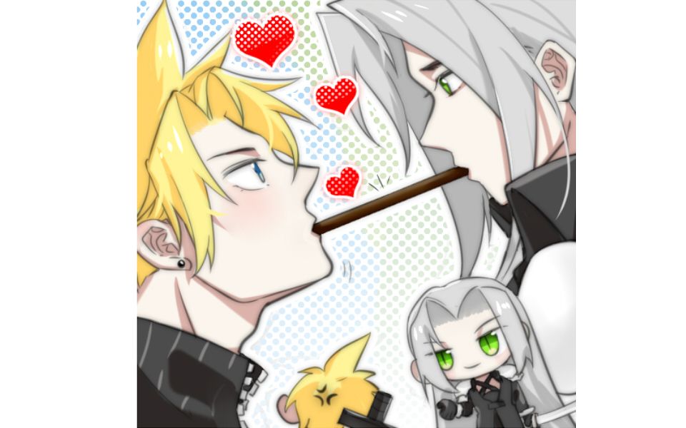 【ff7sc】猜猜我是谁【ff7】萨菲罗斯和克劳德的惩罚游戏