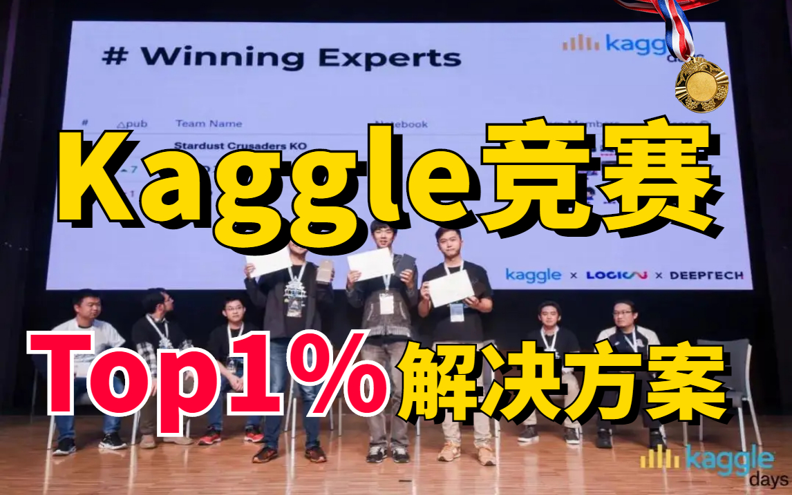 吹爆!Kaggle竞赛Top1%方案精讲,计算机博士详解八大Kaggle机器学习竞赛项目,带你轻松拿下Top1%!(机器学习/Python)哔哩哔哩bilibili