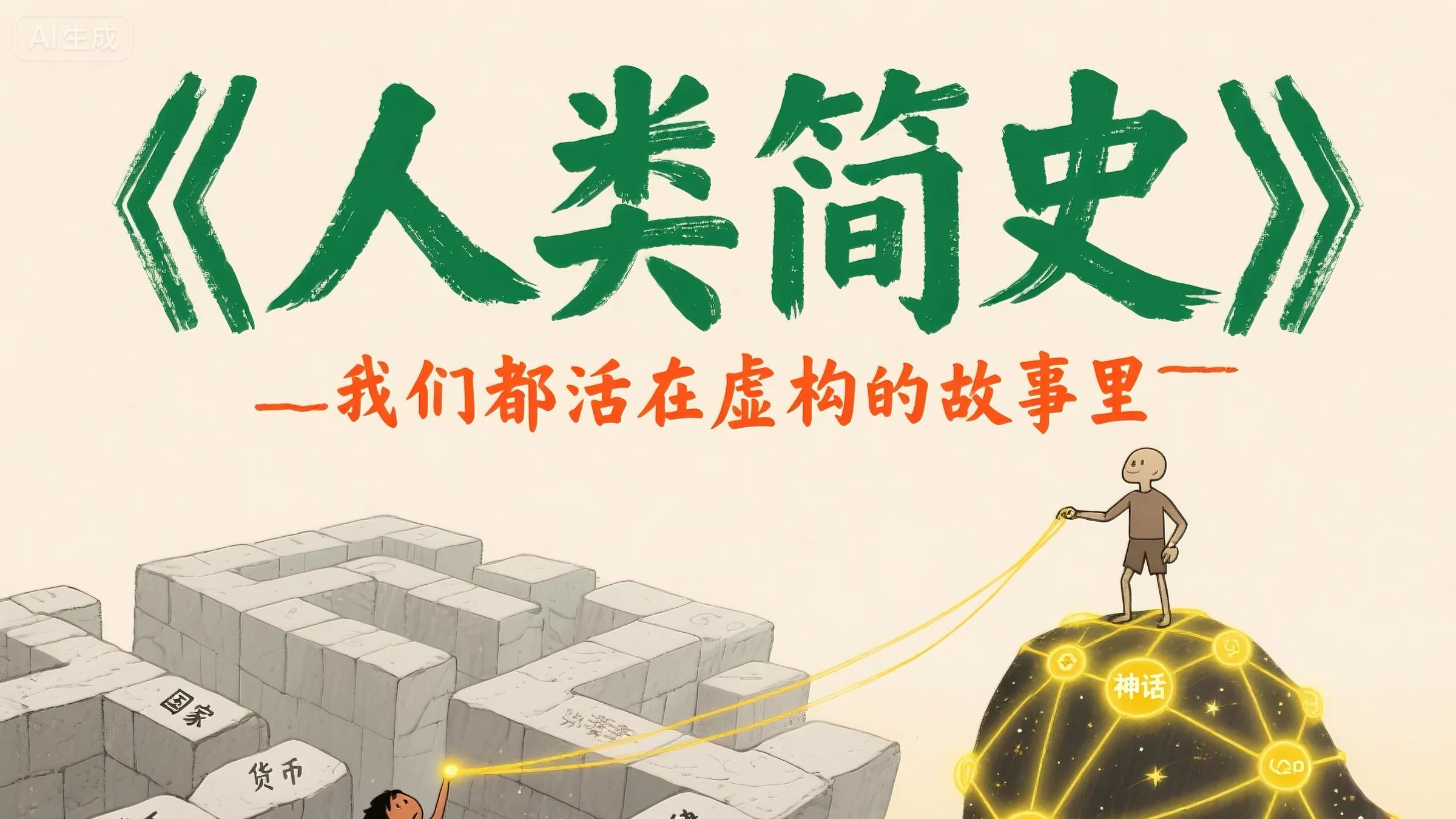 《人类简史》凭什么全球狂销2600万册？10分钟带你看懂《人类简史》：人类统治地球靠的竟然是它