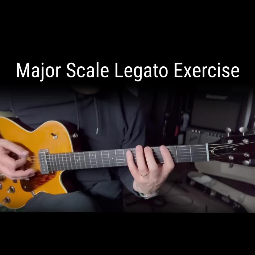 主要规模的legato练习