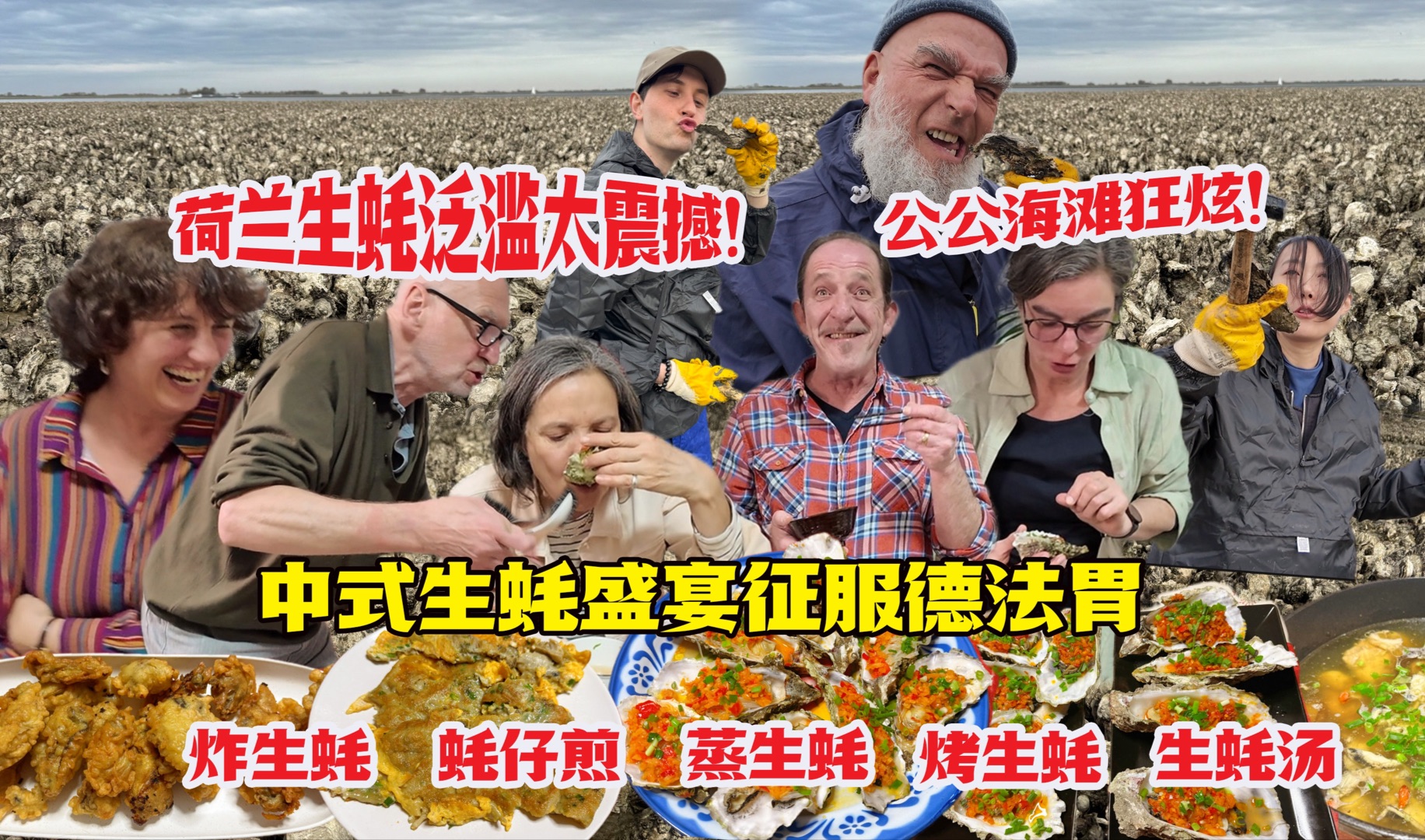 荷兰生蚝泛滥！中国儿媳携德国公公跨国救援！蒜香轰炸德法美食圈