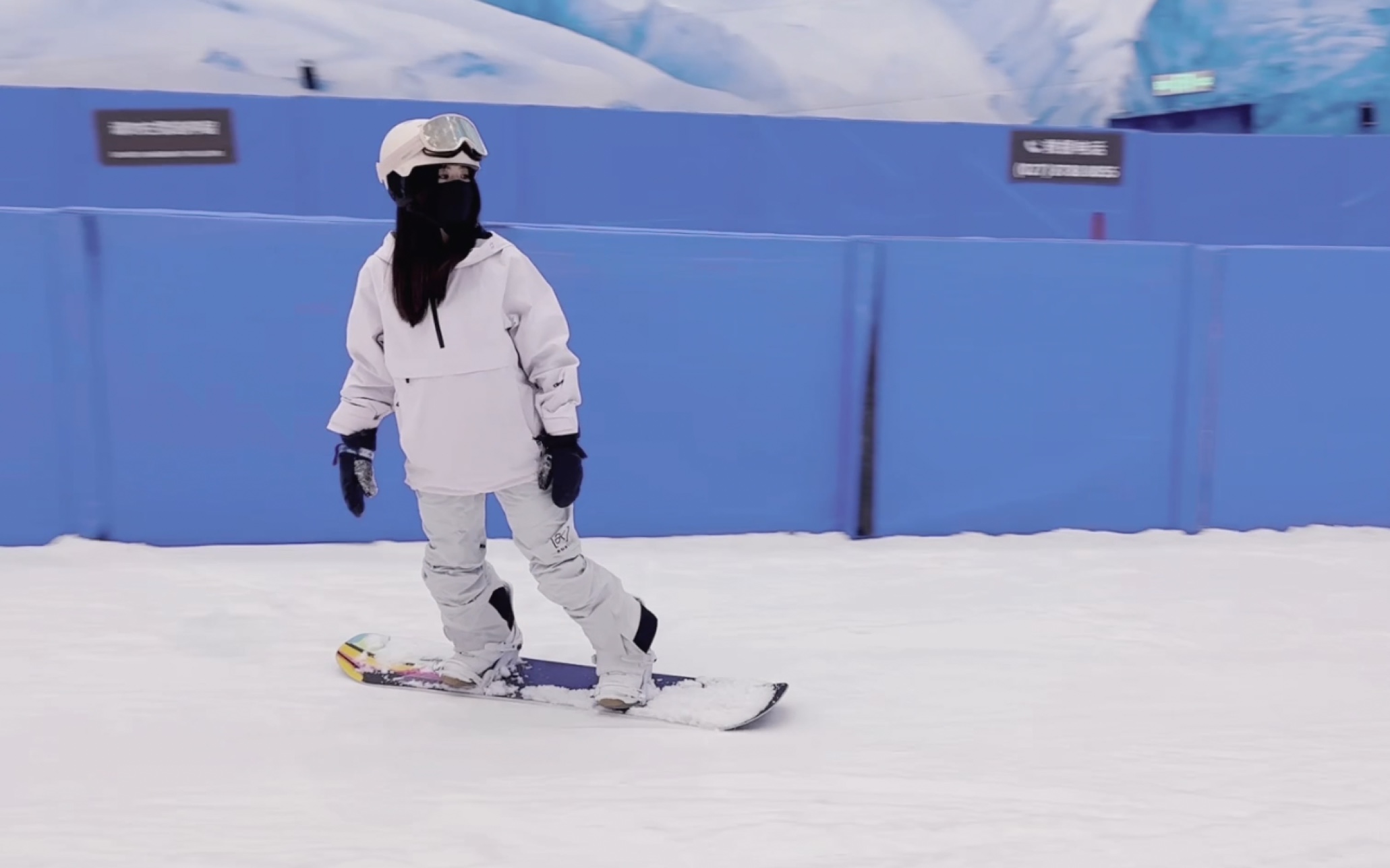 单板滑雪初体验(24年3月)尝试换刃