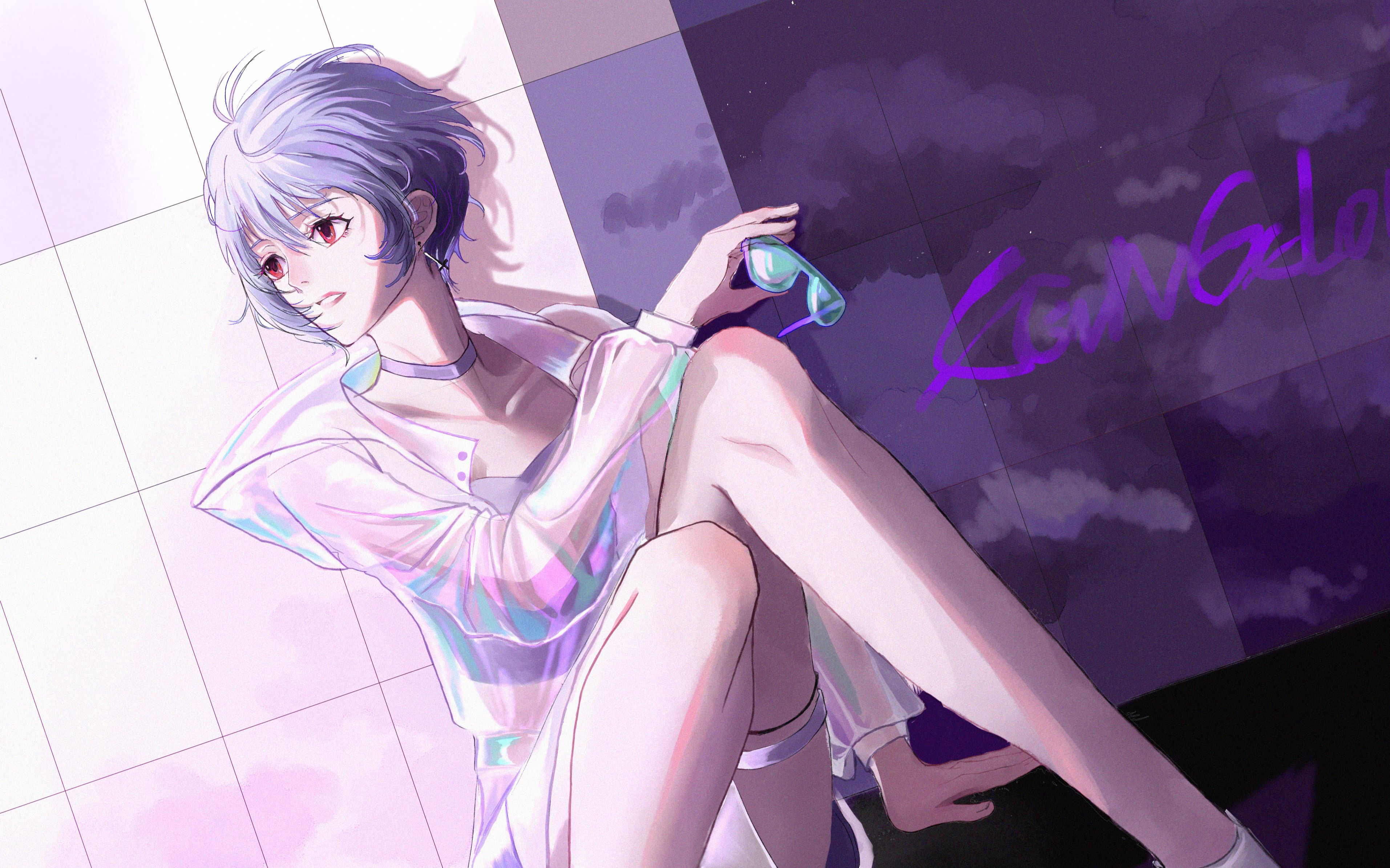 【插画】eva绫波丽单人-逃离-起稿上色全过程_哔哩哔哩 (゜-゜)つロ