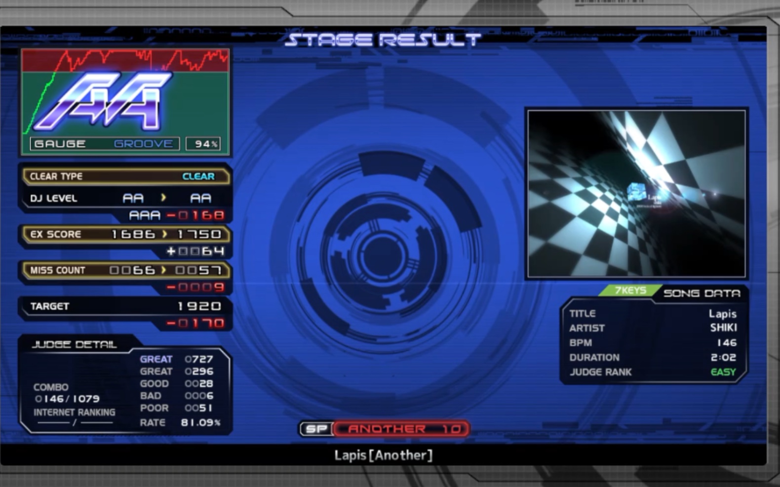 lapis / shiki [白星10]normalclear【卤肉2】