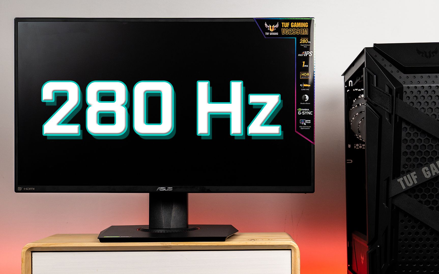 280hz ips 显示器 华硕 vg259qm 高刷新只是基本功_哔哩哔哩_bilibili