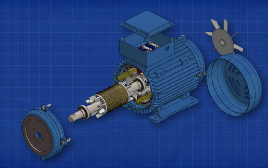 【电气】电动机如何工作  三相交流感应电动机哔哩哔哩bilibili