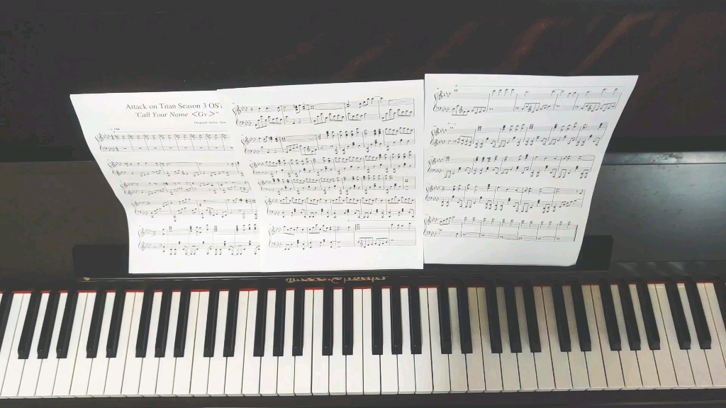 钢琴进击的巨人callyournamepart2