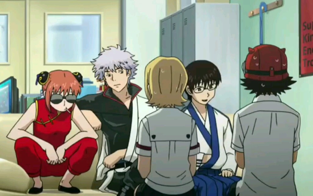 银魂三人组竟集体穿越到这部动画中结尾新吧唧高能颜艺