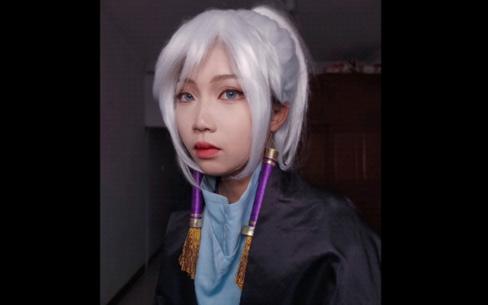 有点不太自信吧!光遇高马尾cos