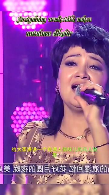 阿孜古丽女士演唱的歌曲难忘的十二月.哔哩哔哩bilibili