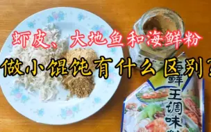 做小馄饨，用虾皮、大地鱼和海鲜粉有什么区别？知道后别再乱用了！