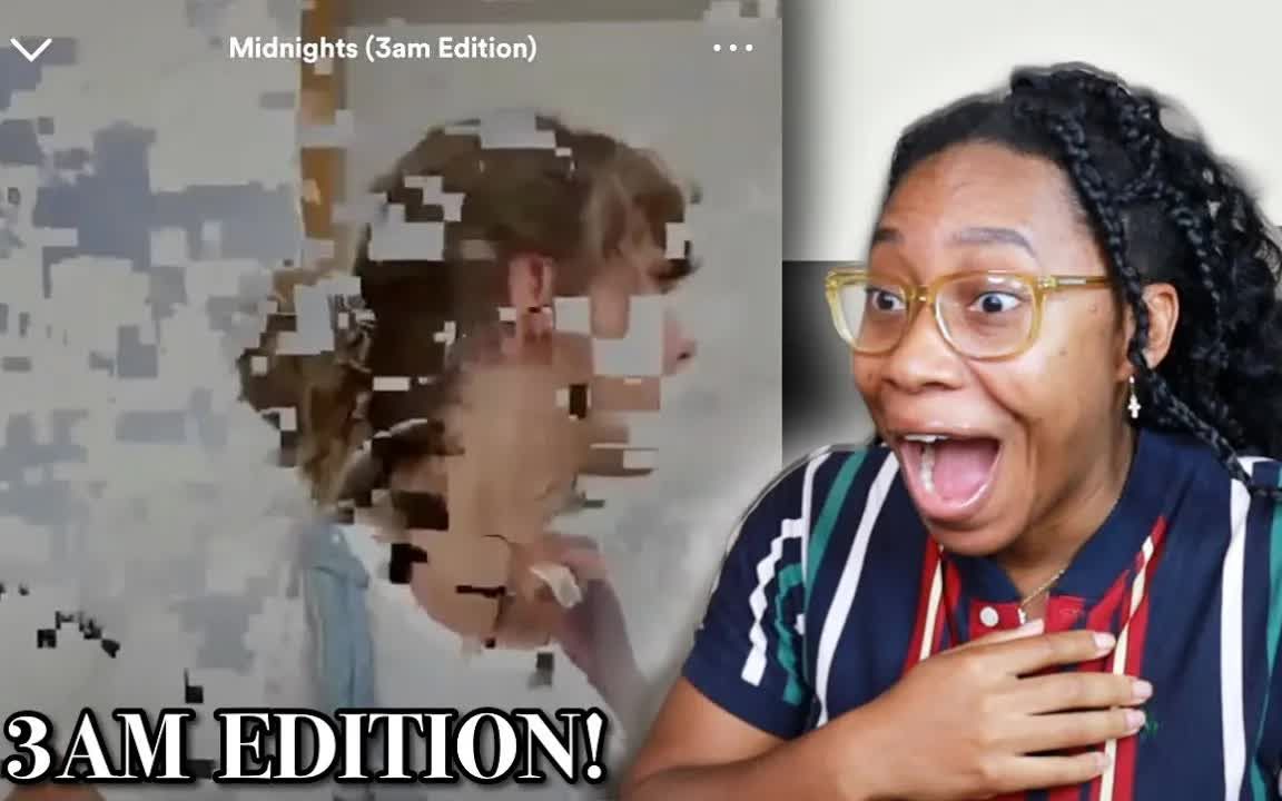 [图]【TAYLOR SWIFT】搞笑黑女 3AM EDITION MIDNIGHTS REACTION!