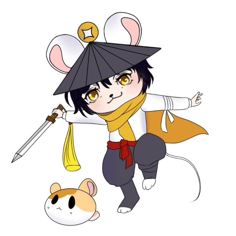 绘画锦毛鼠(2)#qq飞车手游 #飞车四周年放肆热爱 @qq飞车手游_qq飞车