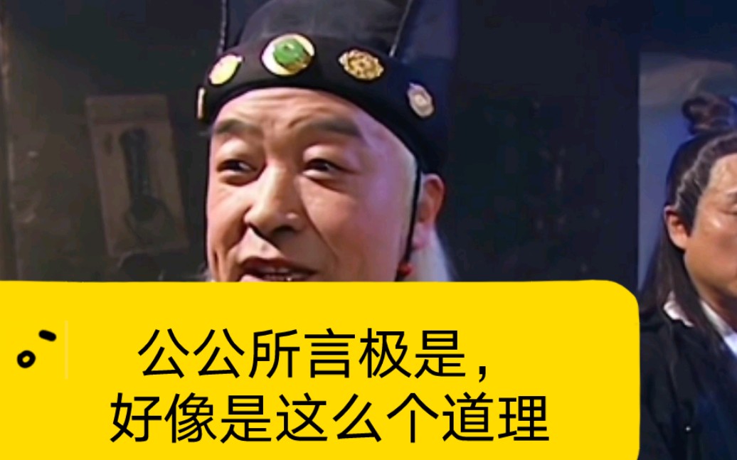 公公所言极是,好像是这么个道理