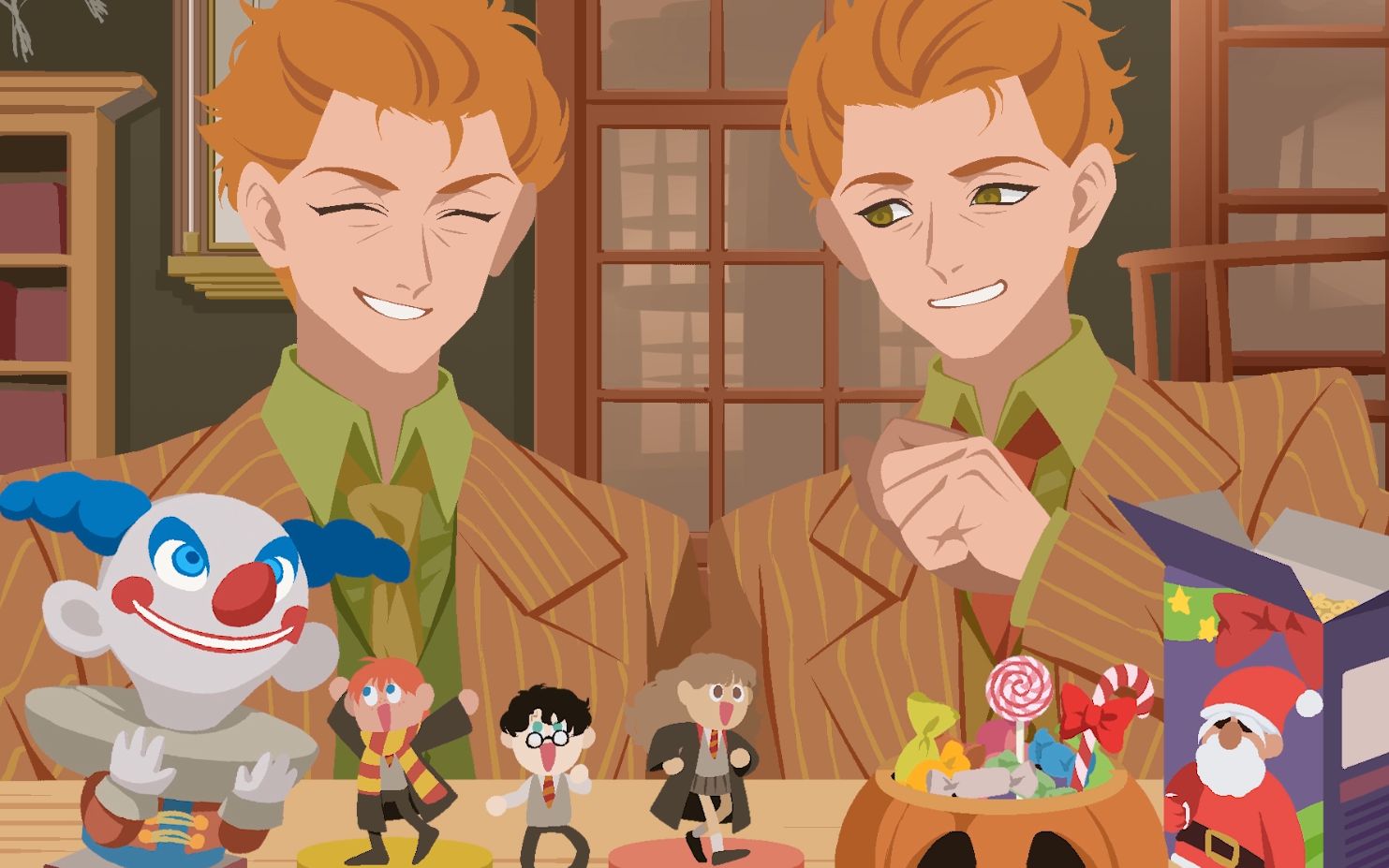 【手书6秒循环动画】韦斯莱魔法把戏坊产品上新_哔哩哔哩_bilibili