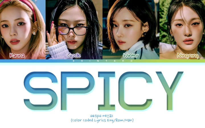 歌词分配!aespa《Spicy》收录曲 MY WORLD哔哩哔哩bilibili