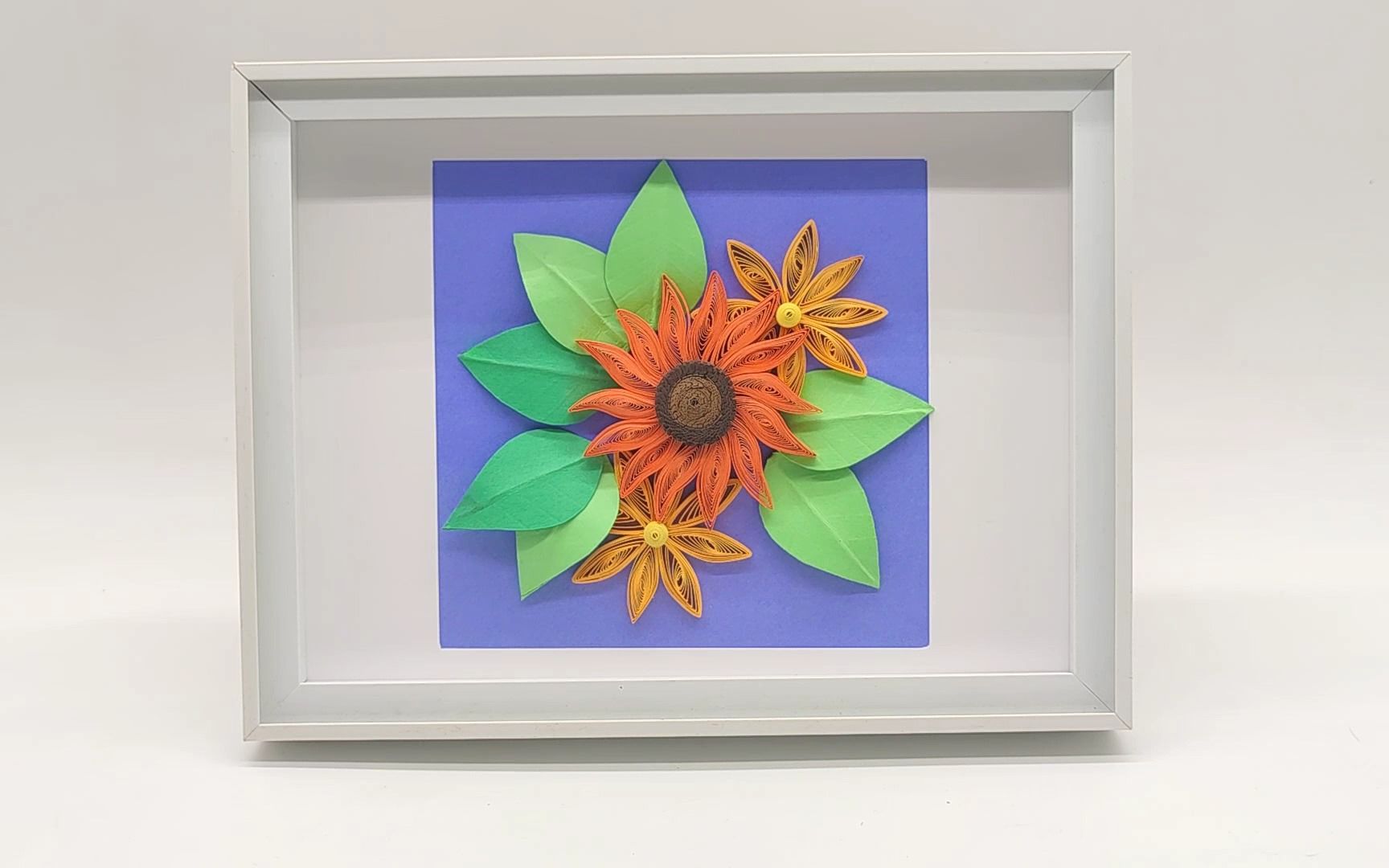 【衍纸艺术】平面衍纸作品-想不想知道,如何用一分钟学会手工制作衍纸